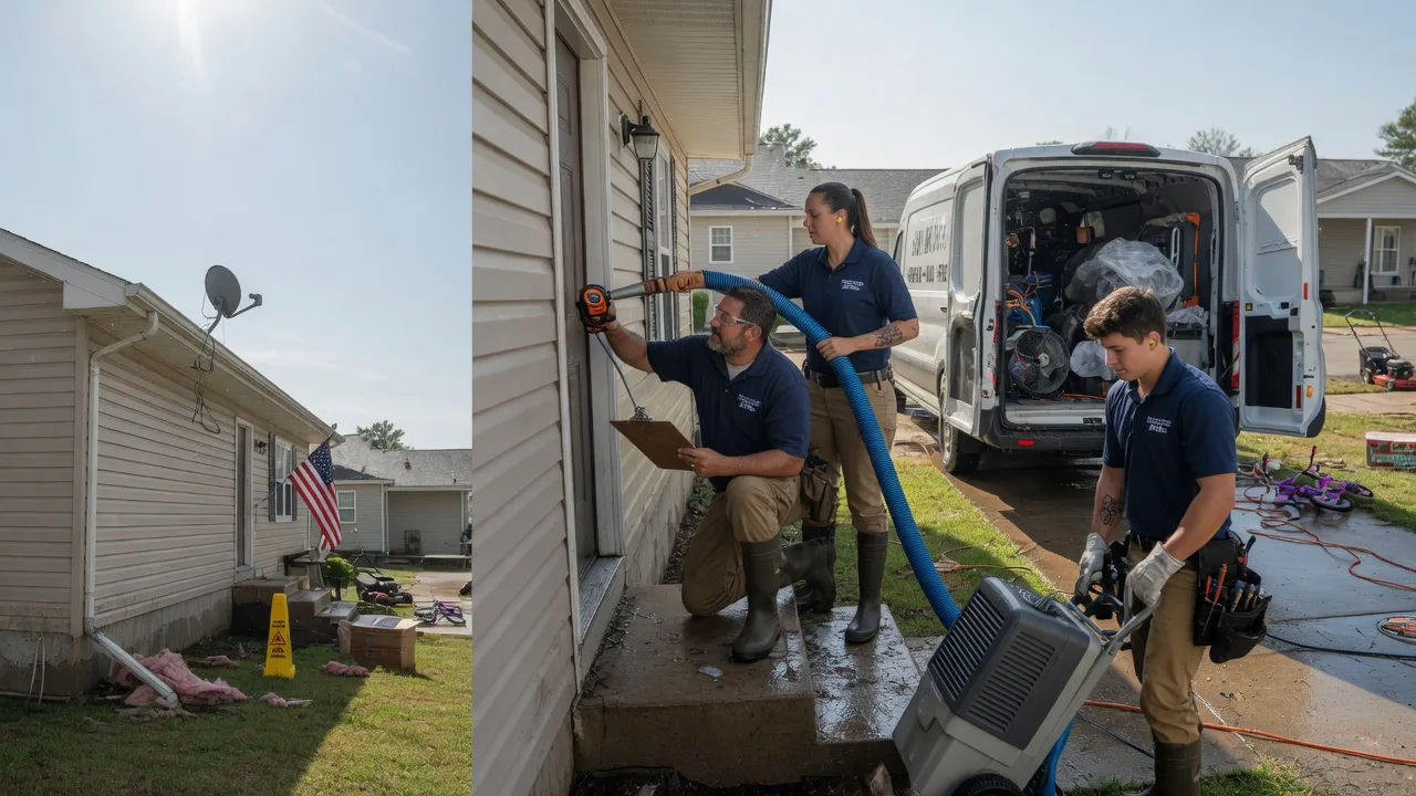 Ceiling Water Damage Restoration in Blue Mound, IL near me